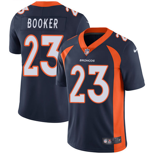2019 men Denver Broncos #23 Booker blue Nike Vapor Untouchable Limited NFL Jersey->denver broncos->NFL Jersey